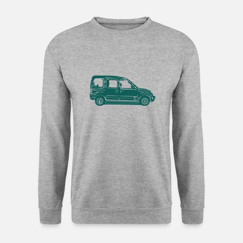 Kangoo mpv 4-türig - Unisex Pullover - Weißgrau meliert