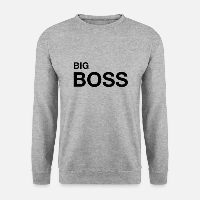 big boss 01 - Unisex Pullover - Weißgrau meliert