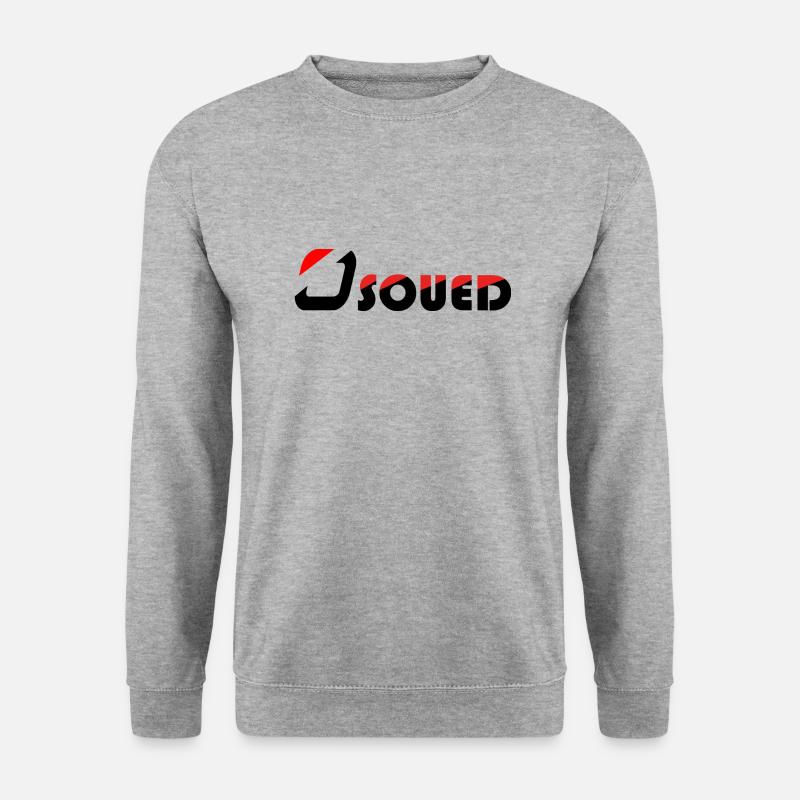 Osoued | - Unisex Pullover - Weißgrau meliert