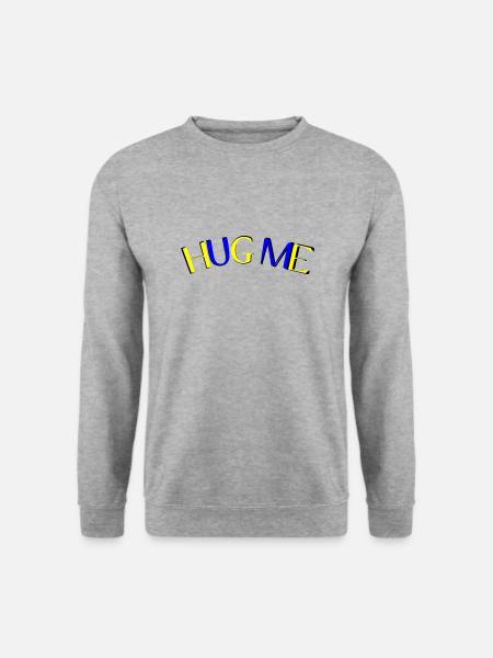 hug me - Unisex Sweatshirt - salt & pepper