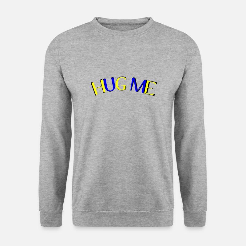hug me - Unisex Sweatshirt - salt & pepper