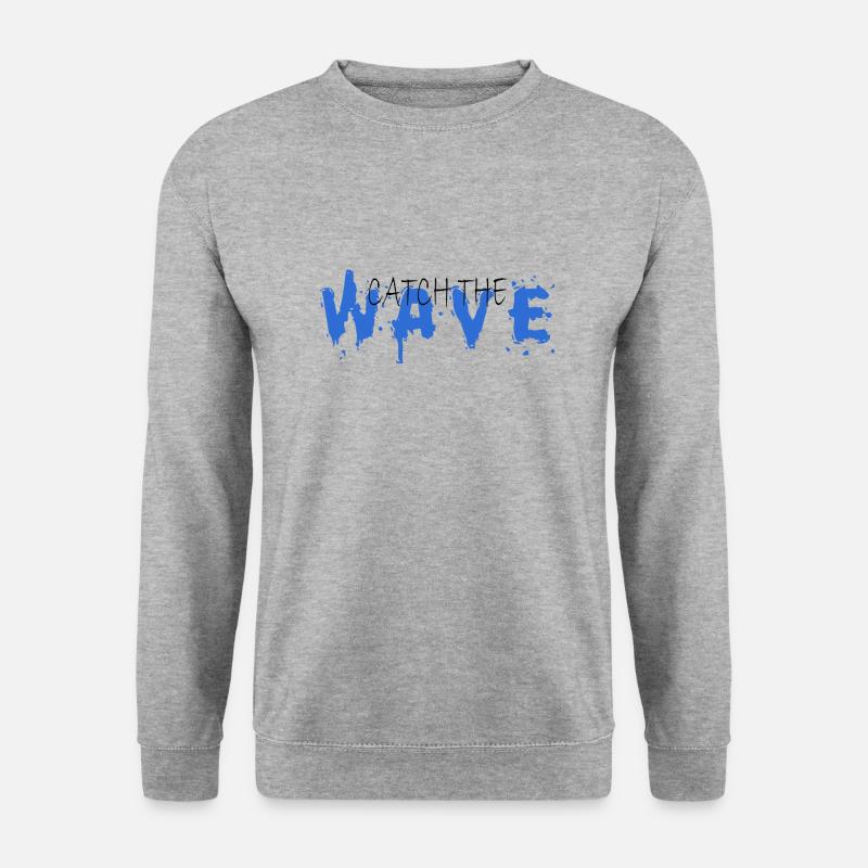 chatch the Wave - Unisex Sweatshirt - salt & pepper