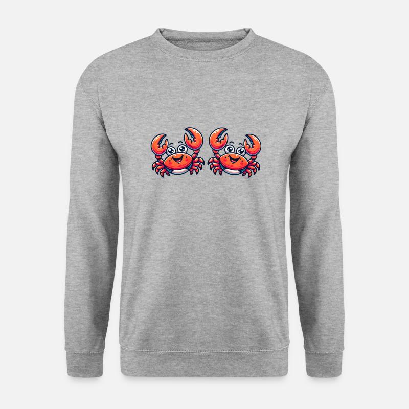 crab comic 2 - Unisex Sweatshirt - salt & pepper