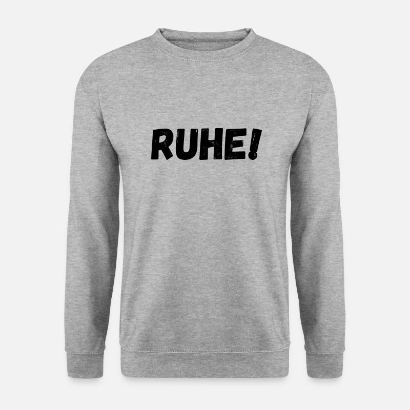 Ruhe - Unisex Pullover - Weißgrau meliert