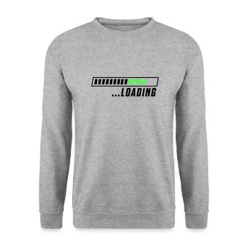 Loading loading bar - Unisex Sweatshirt - salt & pepper - Front - Alina (178cm) & Michal (187cm)