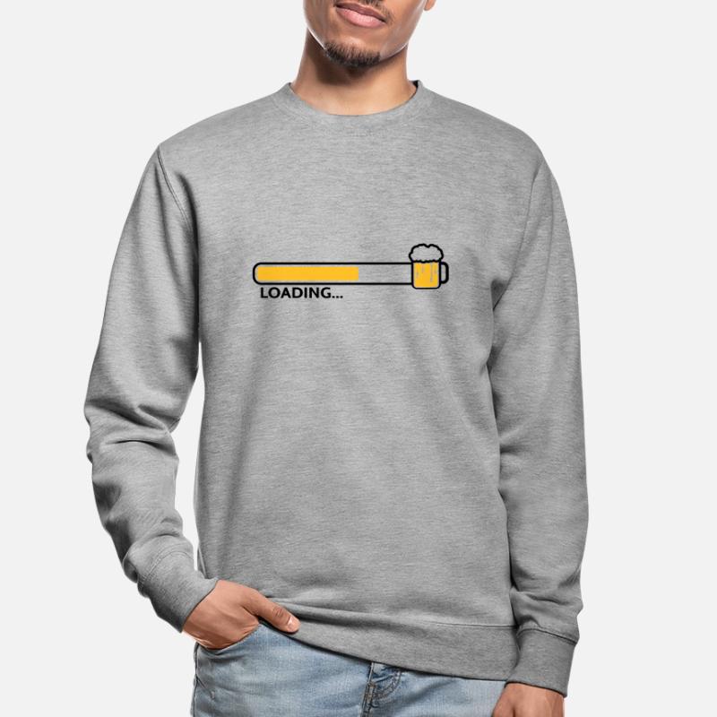 loading balken text logo design loading download e Unisex Pullover