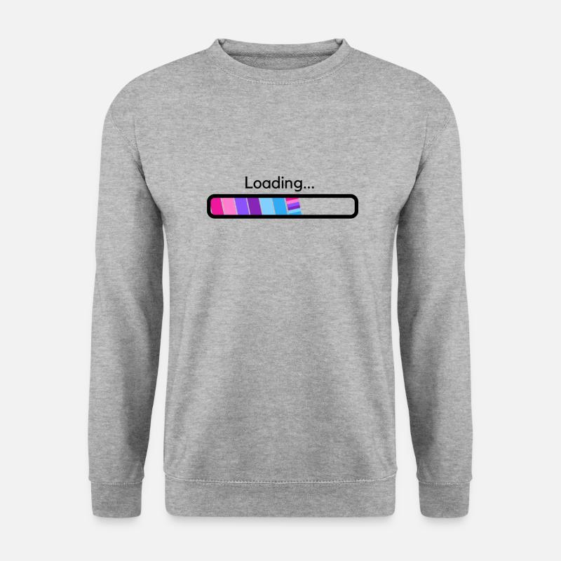 Bi energy Loading - Unisex Sweatshirt - salt & pepper