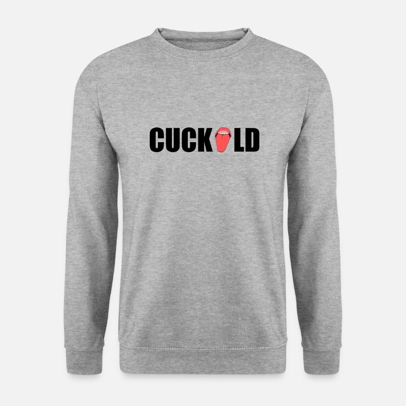 Cuckold - Unisex Pullover - Weißgrau meliert