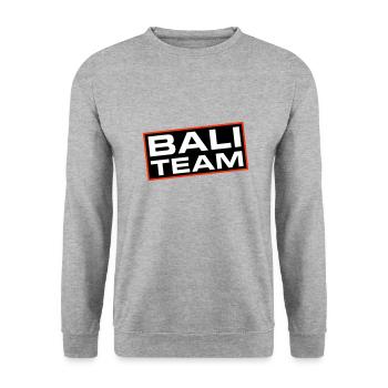 Bali Team - Unisex Sweatshirt - salt & pepper - Front - Alina (178cm) & Michal (187cm)
