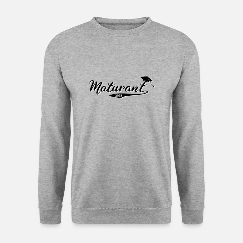 Maturant 2025 - Unisex Pullover - Weißgrau meliert