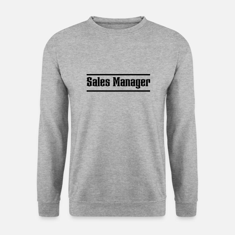 Design Sales Manager - Unisex Pullover - Weißgrau meliert