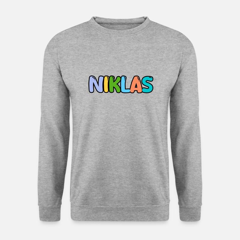 Name - Niklas - Unisex Sweatshirt - salt & pepper