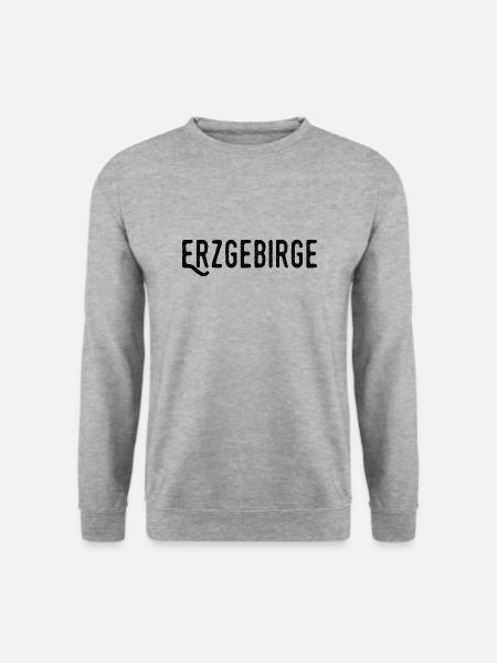 Erzgebirge Heimat - Unisex Pullover - Weißgrau meliert