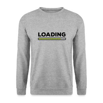 Chargement - Sweat-shirt Unisexe - gris chiné - Devant - Alina (178cm) & Michal (187cm)
