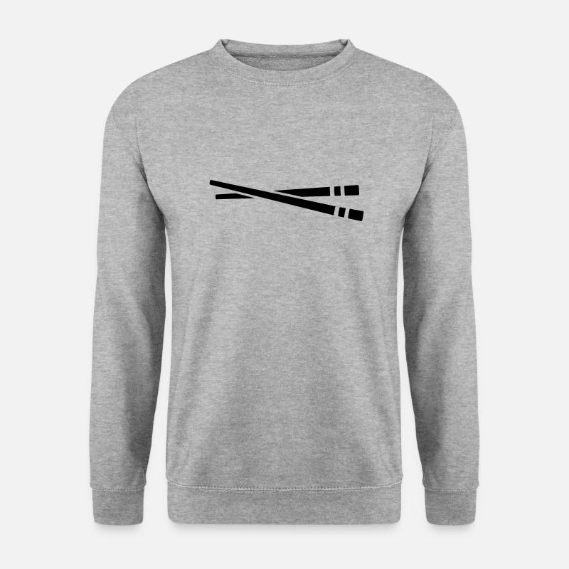 Sushi - Unisex Pullover - Weißgrau meliert