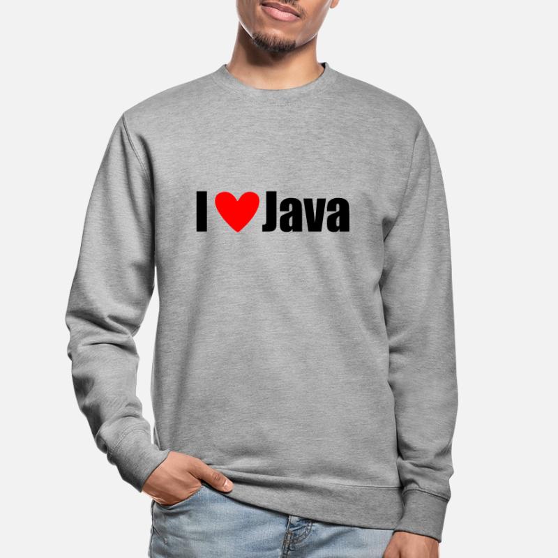 I LOVE Java Unisex Sweatshirt