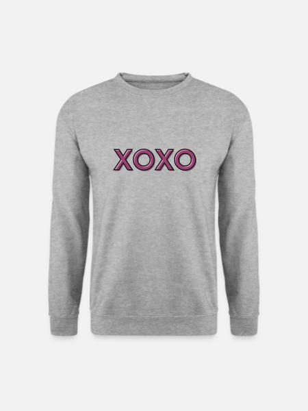 xoxo - Sweat-shirt Unisexe - gris chiné