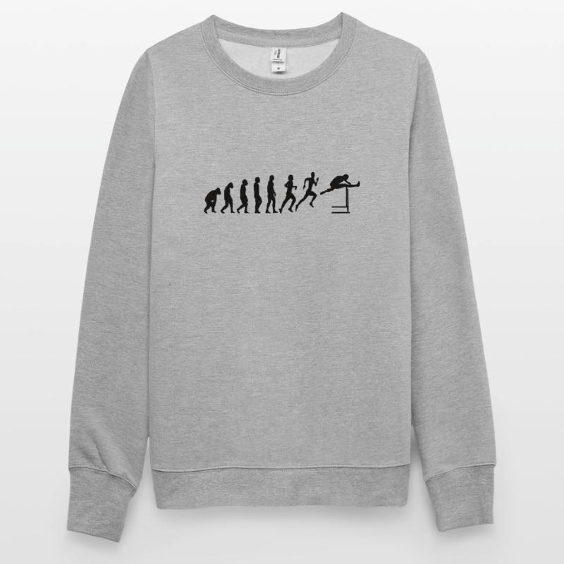 Hurdles Athlétisme Evolution Hurdler Sweat-shirt Unisexe