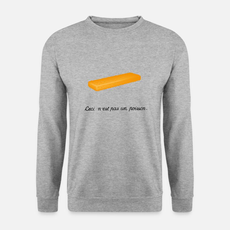 This is not a fish - Unisex Sweatshirt - salt & pepper