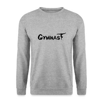 Gymnast, Gymnastics, Women - Sweat-shirt Unisexe - gris chiné - Devant - Alina (178cm) & Michal (187cm)