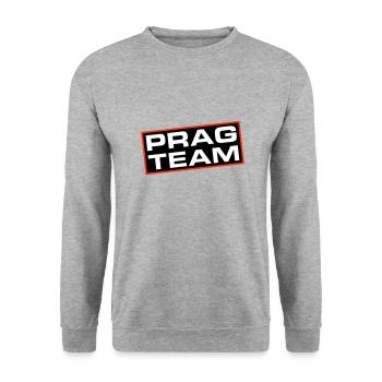 Prague Team - Unisex Sweatshirt - salt & pepper - Front - Alina (178cm) & Michal (187cm)