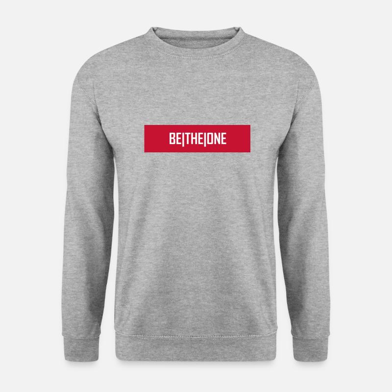 Be the one - Unisex Pullover - Weißgrau meliert