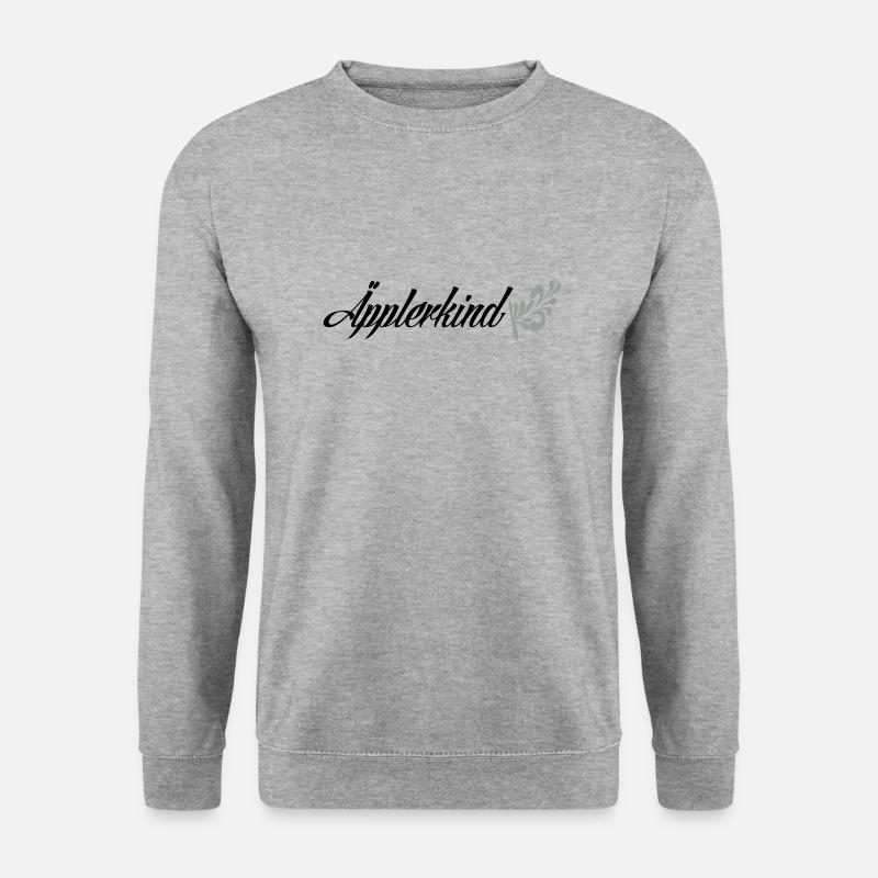 Äpplerkind Frankfurt - Unisex Pullover - Weißgrau meliert