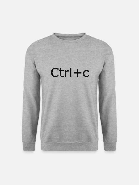 Ctrl+C - Unisex Sweatshirt - salt & pepper