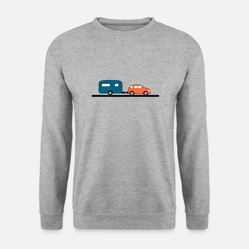 Auto - Unisex Pullover - Weißgrau meliert
