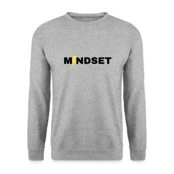 MINDSET - Sweat-shirt Unisexe - gris chiné - Devant - Alina (178cm) & Michal (187cm)