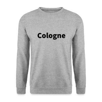 Cologne Köln - Unisex Pullover - Weißgrau meliert - Vorne - Alina (178cm) & Michal (187cm)