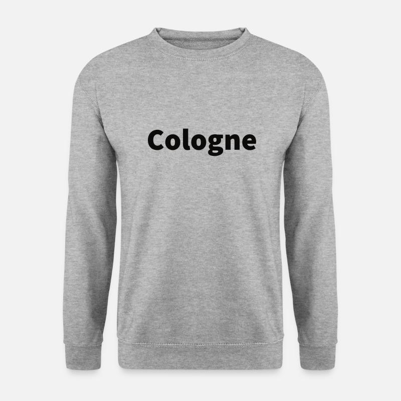 Cologne Köln - Unisex Pullover - Weißgrau meliert