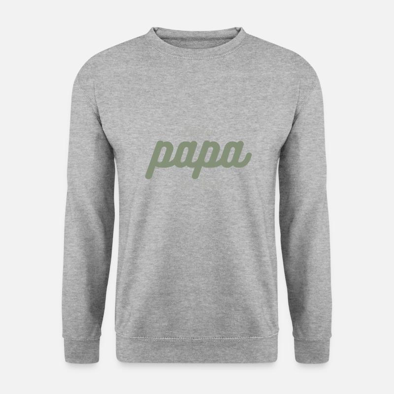 Bester Papa der Welt - Unisex Pullover - Weißgrau meliert