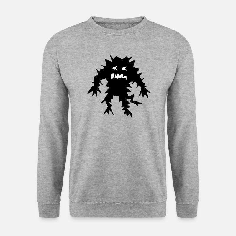 monstre - Sweat-shirt Unisexe - gris chiné