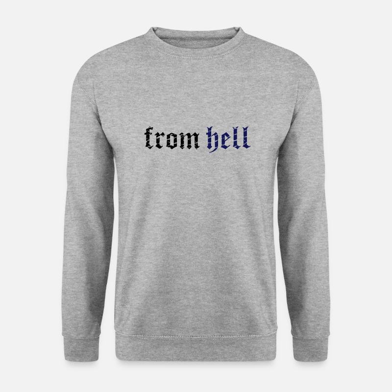 from hell_vec_2 en - Unisex Sweatshirt - salt & pepper