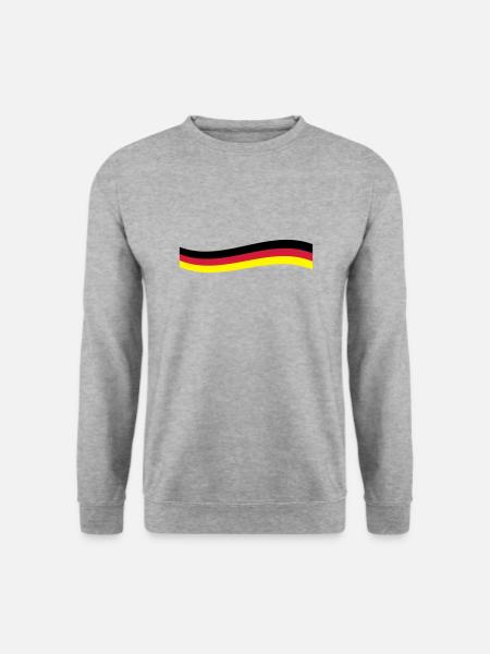 Deutschland - Unisex Pullover - Weißgrau meliert