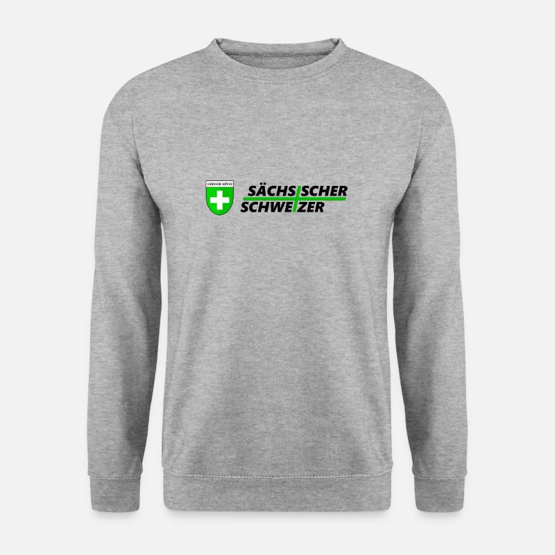 Saechsischer schweizer - Unisex Pullover - Weißgrau meliert