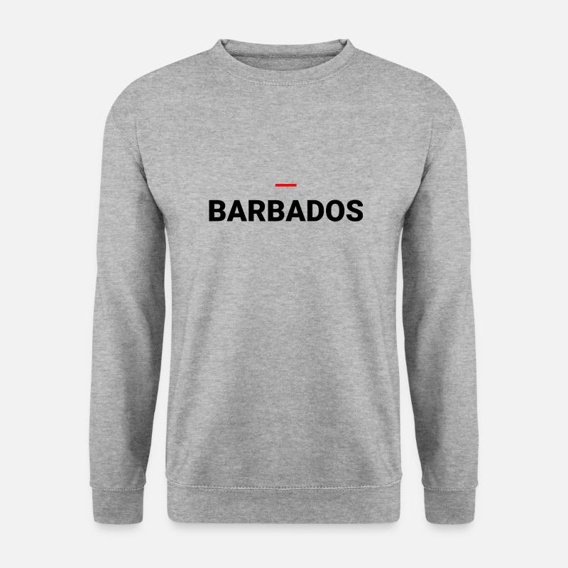 BARBADOS - Unisex Pullover - Weißgrau meliert