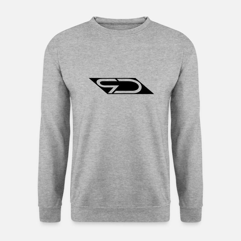 RD Logo - Unisex Pullover - Weißgrau meliert