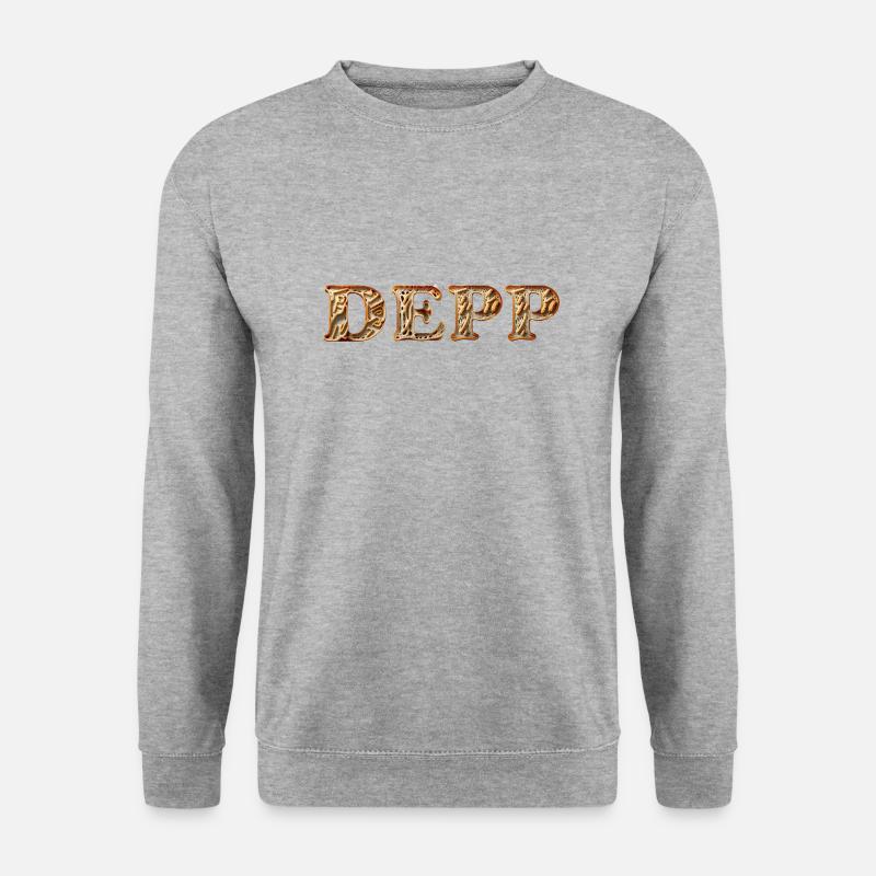 DEPP Toastbrot - Unisex Pullover - Weißgrau meliert