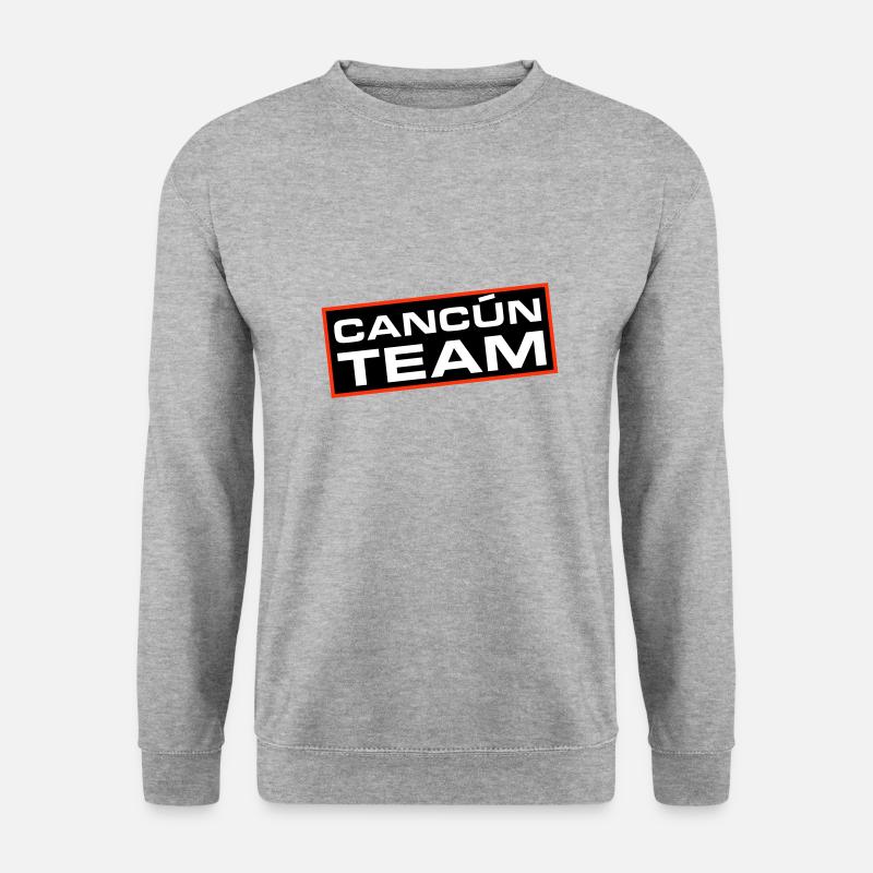 L’équipe de Cancún - Sweat-shirt Unisexe - gris chiné