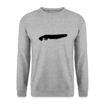 norderney__f1 - Unisex Pullover - Weißgrau meliert - Vorne - Alina (178cm) & Michal (187cm)