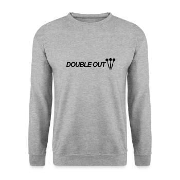 dart, 180, triple, dart, club, steel,double.arrow - Unisex Sweatshirt - salt & pepper - Front - Alina (178cm) & Michal (187cm)