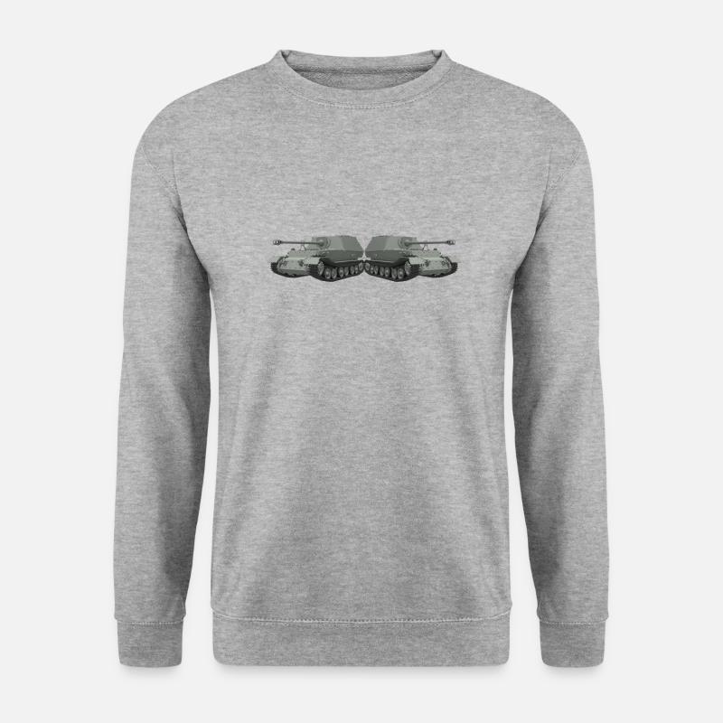Elephant - Unisex Pullover - Weißgrau meliert