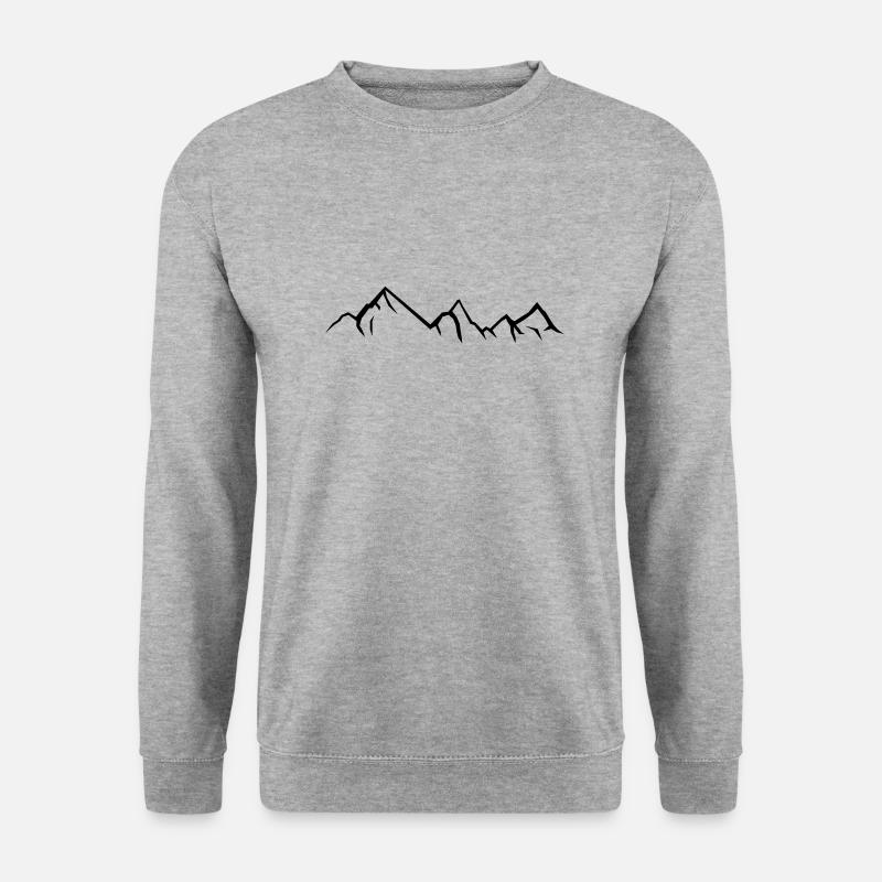 mountains - Unisex Sweatshirt - salt & pepper