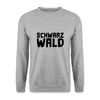 Schwarzwald | Gebirge | Wandern | Urlaub - Unisex Pullover - Weißgrau meliert - Vorne - Alina (178cm) & Michal (187cm)