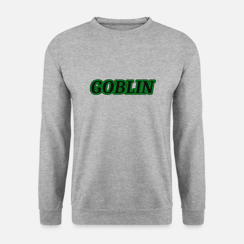 Goblin - Unisex Pullover - Weißgrau meliert