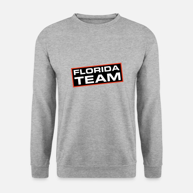 Florida Team - Unisex Pullover - Weißgrau meliert