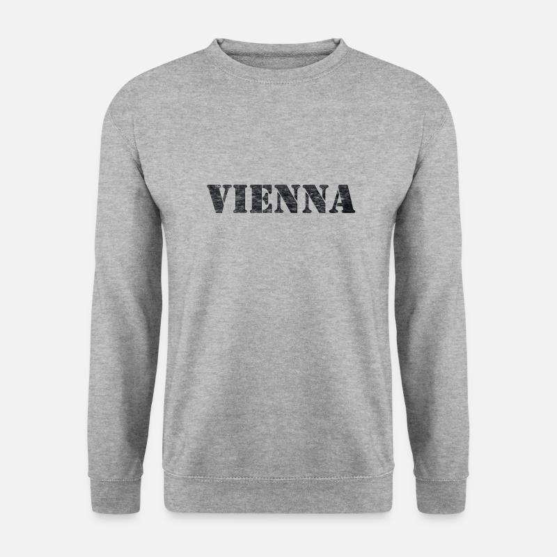 VIENNA - Unisex Pullover - Weißgrau meliert