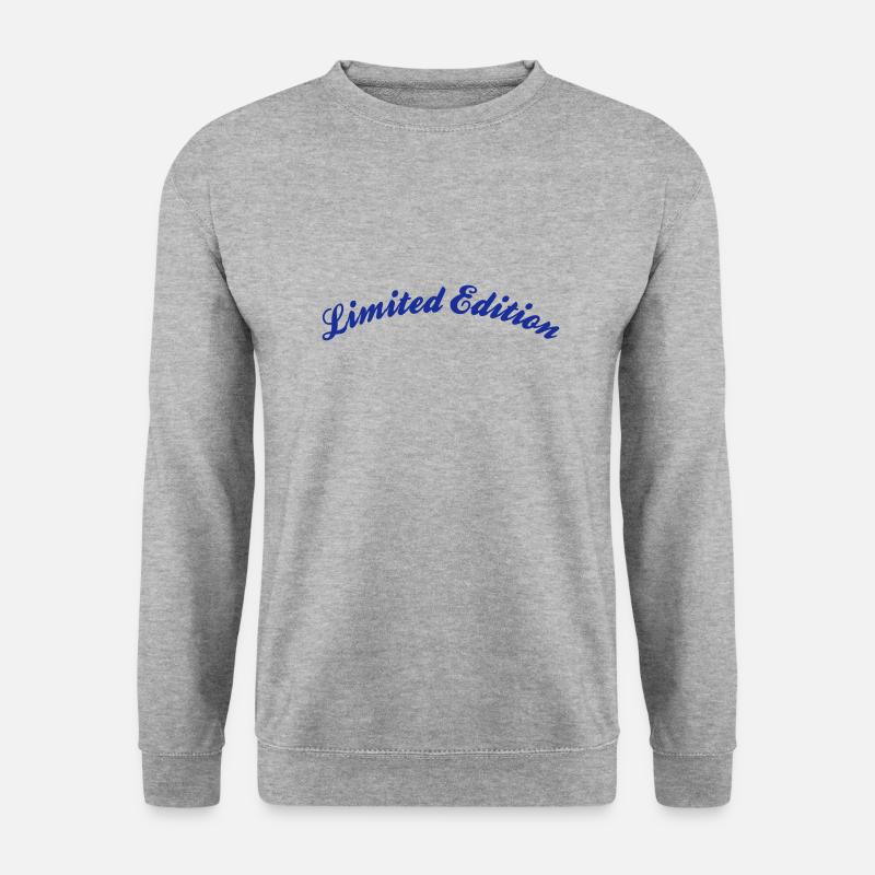 limited edition - Unisex Pullover - Weißgrau meliert
